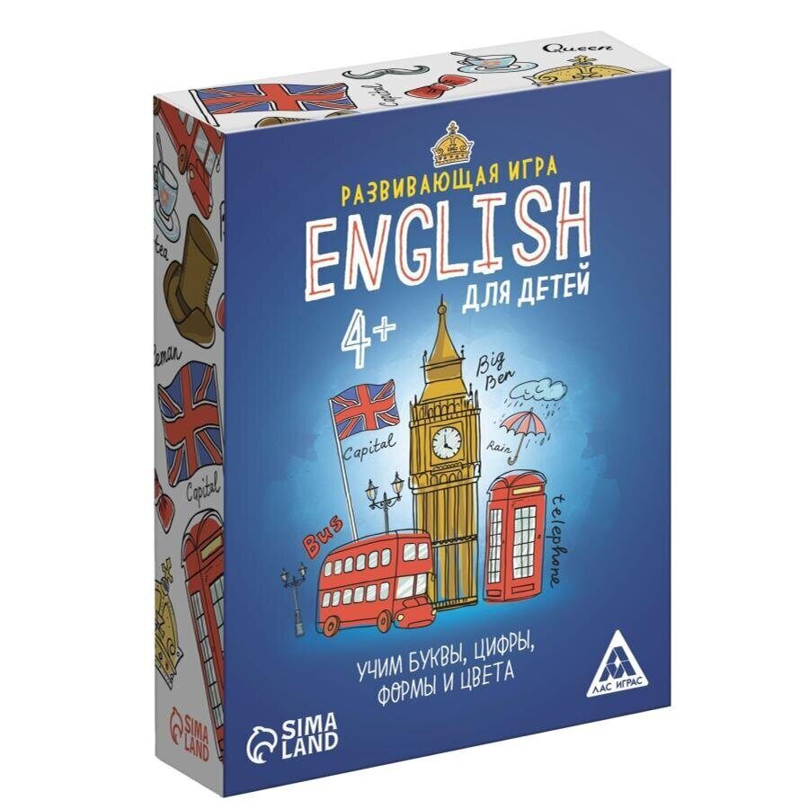 Игра развивающая для детей English 4+