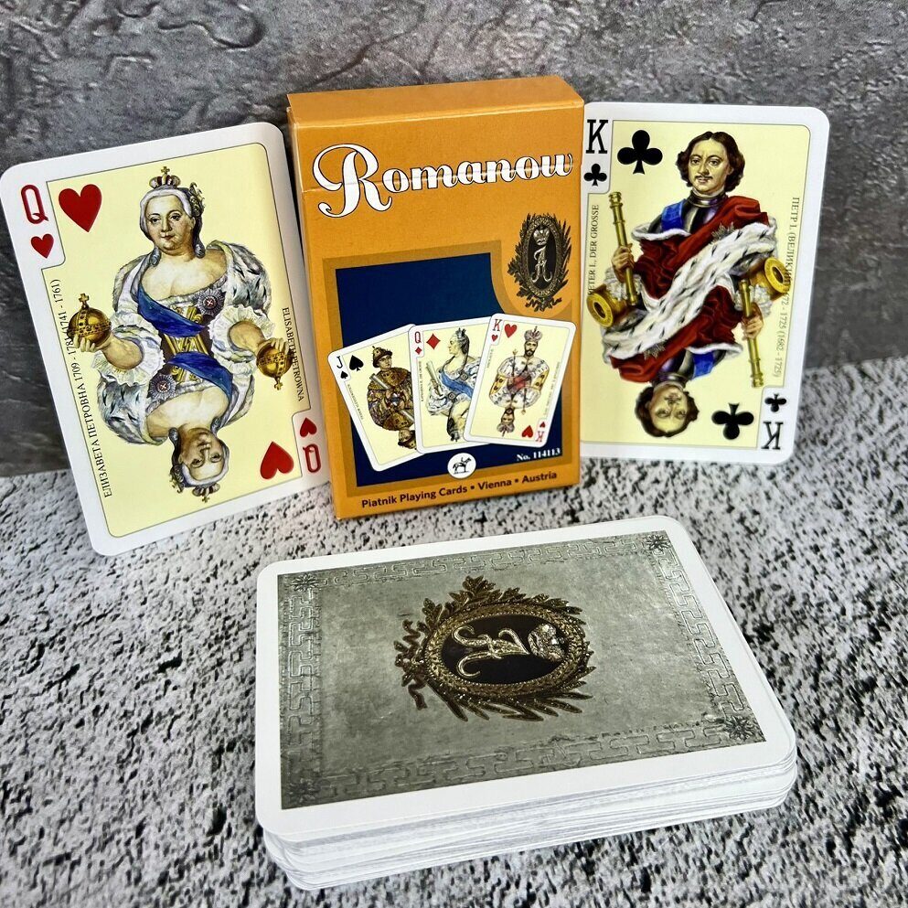 Игральные карты Романовы (Romanou), Piatnik