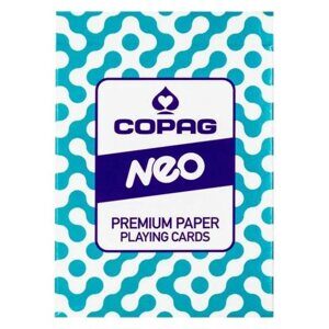 Карты игральные Сopag NEO 54 шт., пластиковое покрытие, голубая рубашка