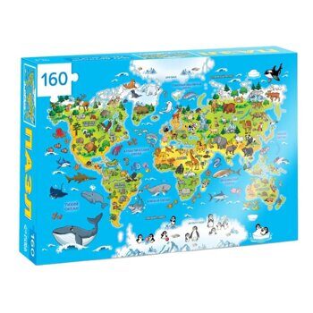 Пазл детский «Животные нашей планеты», 160 элементов